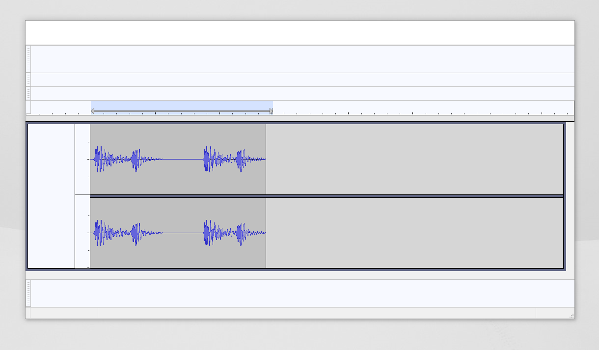 Audacity programındaki ses